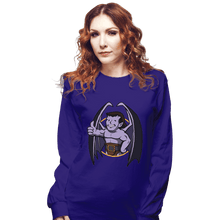Load image into Gallery viewer, Shirts Long Sleeve Shirts, Unisex / Small / Violet Vault Gargoyle