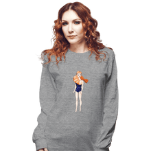 Load image into Gallery viewer, Shirts Long Sleeve Shirts, Unisex / Small / Sports Grey Shrimp On The Barbie

