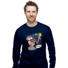 Load image into Gallery viewer, Shirts Long Sleeve Shirts, Unisex / Small / Navy Turnip Stonks