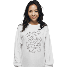Load image into Gallery viewer, Shirts Long Sleeve Shirts, Unisex / Small / White Childhood Sketch