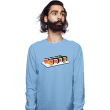 Load image into Gallery viewer, Daily_Deal_Shirts Long Sleeve Shirts, Unisex / Small / Powder Blue Rock Rolls