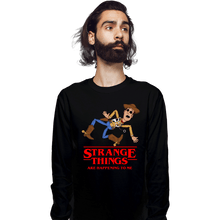 Load image into Gallery viewer, Secret_Shirts Long Sleeve Shirts, Unisex / Small / Black Strange Things