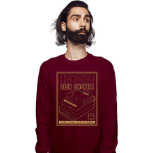 Load image into Gallery viewer, Secret_Shirts Long Sleeve Shirts, Unisex / Small / Maroon Disk System