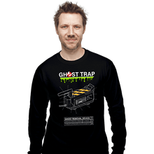 Load image into Gallery viewer, Shirts Long Sleeve Shirts, Unisex / Small / Black Ghost Trap