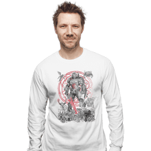 Load image into Gallery viewer, Shirts Long Sleeve Shirts, Unisex / Small / White The Hell Walker