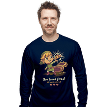 Load image into Gallery viewer, Daily_Deal_Shirts Long Sleeve Shirts, Unisex / Small / Navy Legendary Pizza