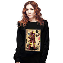 Load image into Gallery viewer, Daily_Deal_Shirts Long Sleeve Shirts, Unisex / Small / Black Iron Samurai
