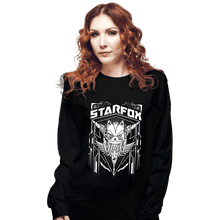 Load image into Gallery viewer, Shirts Long Sleeve Shirts, Unisex / Small / Black Starfox Crest