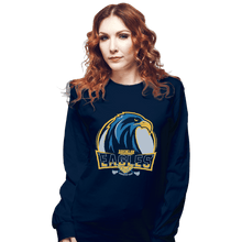 Load image into Gallery viewer, Shirts Long Sleeve Shirts, Unisex / Small / Navy Ravenclaw Eagles