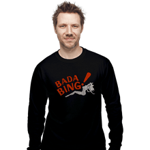 Load image into Gallery viewer, Shirts Long Sleeve Shirts, Unisex / Small / Black Bada Bing