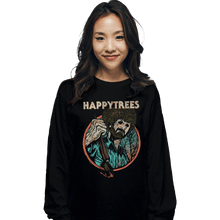 Load image into Gallery viewer, Daily_Deal_Shirts Long Sleeve Shirts, Unisex / Small / Black Happytrees
