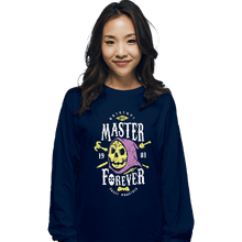 Load image into Gallery viewer, Shirts Long Sleeve Shirts, Unisex / Small / Navy Skeletor Forever