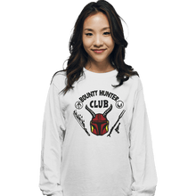 Load image into Gallery viewer, Daily_Deal_Shirts Long Sleeve Shirts, Unisex / Small / White Bounty Hunter Club