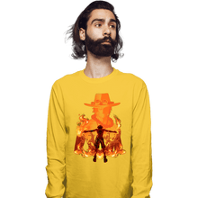 Load image into Gallery viewer, Daily_Deal_Shirts Long Sleeve Shirts, Unisex / Small / Gold Ace Shadow