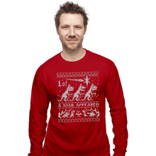 Load image into Gallery viewer, Secret_Shirts Long Sleeve Shirts, Unisex / Small / Red We Three Kings
