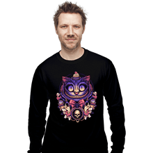 Load image into Gallery viewer, Daily_Deal_Shirts Long Sleeve Shirts, Unisex / Small / Black The Mysterious Smile