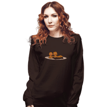 Load image into Gallery viewer, Shirts Long Sleeve Shirts, Unisex / Small / Dark Chocolate Cookietanic