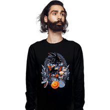 Load image into Gallery viewer, Daily_Deal_Shirts Long Sleeve Shirts, Unisex / Small / Black Dragon Crest