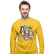 Load image into Gallery viewer, Secret_Shirts Long Sleeve Shirts, Unisex / Small / Gold Summer Moon