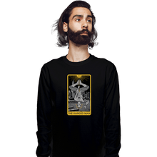 Load image into Gallery viewer, Shirts Long Sleeve Shirts, Unisex / Small / Black Tarot The Hanged Man