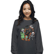 Load image into Gallery viewer, Shirts Long Sleeve Shirts, Unisex / Small / Charcoal Nightmare Tree