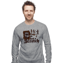 Load image into Gallery viewer, Daily_Deal_Shirts Long Sleeve Shirts, Unisex / Small / Sports Grey Tis But A Scratch