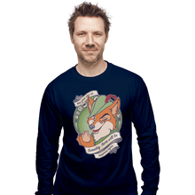 Load image into Gallery viewer, Shirts Long Sleeve Shirts, Unisex / Small / Navy Keep Your Chin Up