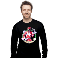 Load image into Gallery viewer, Daily_Deal_Shirts Long Sleeve Shirts, Unisex / Small / Black Red Ranger Dance