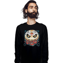 Load image into Gallery viewer, Shirts Long Sleeve Shirts, Unisex / Small / Black Jack Calavera