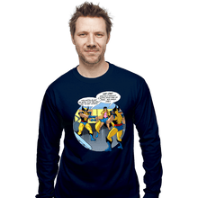 Load image into Gallery viewer, Secret_Shirts Long Sleeve Shirts, Unisex / Small / Navy Will the Real Wolverine Please Stand Up