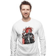 Load image into Gallery viewer, Daily_Deal_Shirts Long Sleeve Shirts, Unisex / Small / White Sumie Awakening