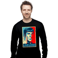 Load image into Gallery viewer, Daily_Deal_Shirts Long Sleeve Shirts, Unisex / Small / Black Live Long