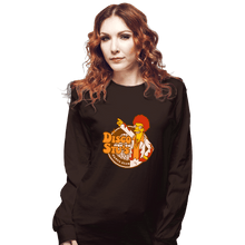 Load image into Gallery viewer, Shirts Long Sleeve Shirts, Unisex / Small / Dark Chocolate Disco Stu