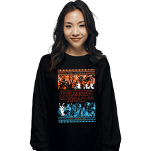 Load image into Gallery viewer, Shirts Long Sleeve Shirts, Unisex / Small / Black Stranger Ugly Sweater