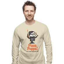 Load image into Gallery viewer, Daily_Deal_Shirts Long Sleeve Shirts, Unisex / Small / Natural Pizza Poppa