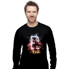 Load image into Gallery viewer, Shirts Long Sleeve Shirts, Unisex / Small / Black Pluto Storm