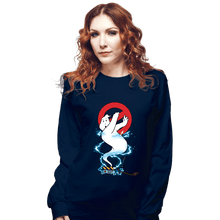 Load image into Gallery viewer, Shirts Long Sleeve Shirts, Unisex / Small / Navy Busted!