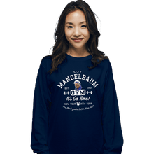 Load image into Gallery viewer, Secret_Shirts Long Sleeve Shirts, Unisex / Small / Navy Mandelbaum Gym