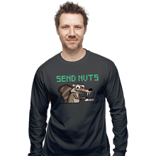 Load image into Gallery viewer, Shirts Long Sleeve Shirts, Unisex / Small / Charcoal Send Nuts