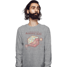 Load image into Gallery viewer, Shirts Long Sleeve Shirts, Unisex / Small / Sports Grey Anatomy Of The D20