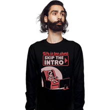 Load image into Gallery viewer, Secret_Shirts Long Sleeve Shirts, Unisex / Small / Black Streaming Astronaut