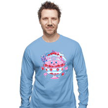 Load image into Gallery viewer, Shirts Long Sleeve Shirts, Unisex / Small / Powder Blue Pink Parfait