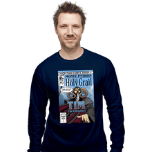 Load image into Gallery viewer, Shirts Long Sleeve Shirts, Unisex / Small / Navy Call Me Tim
