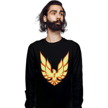 Load image into Gallery viewer, Shirts Long Sleeve Shirts, Unisex / Small / Black Dark Phoenix Firebird