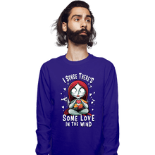 Load image into Gallery viewer, Daily_Deal_Shirts Long Sleeve Shirts, Unisex / Small / Violet Some Love In The Wind