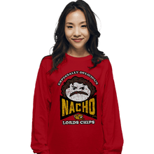 Load image into Gallery viewer, Daily_Deal_Shirts Long Sleeve Shirts, Unisex / Small / Red Nacho