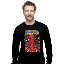 Load image into Gallery viewer, Secret_Shirts Long Sleeve Shirts, Unisex / Small / Black The Infinite Spiders