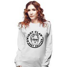 Load image into Gallery viewer, Shirts Long Sleeve Shirts, Unisex / Small / White Dwight Claw