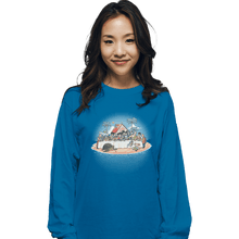 Load image into Gallery viewer, Shirts Long Sleeve Shirts, Unisex / Small / Sapphire Kame Dinner