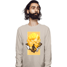 Load image into Gallery viewer, Shirts Long Sleeve Shirts, Unisex / Small / Sand Thunder Breathing